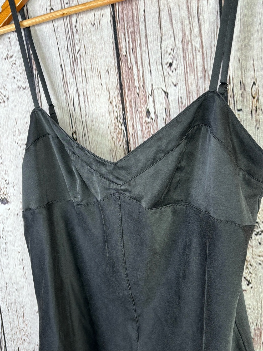 Express VINTAGE Y2K 2004 Black Silk Blend Cami Women’s Large Camisole Tank Top - Picture 4 of 15